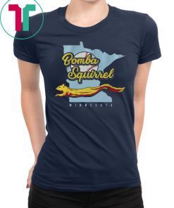 Bomba Squirrel Minnesota Baseball Shirt