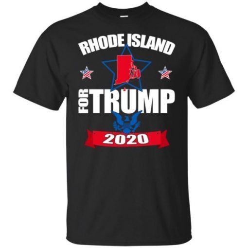 Rhode Island For Trump 2020 Shirt