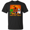 Halloween Dachshund trick or treat T-Shirt