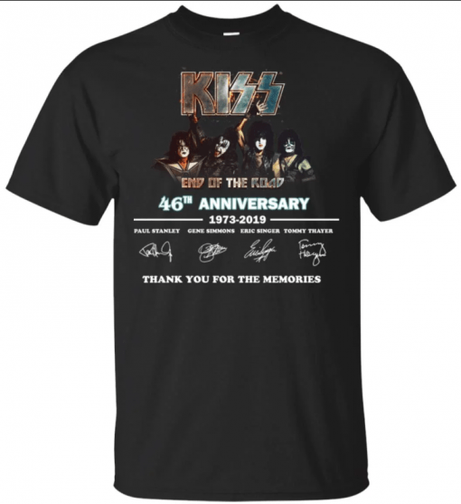 Kiss End of the road 46th Anniversary T-Shirt