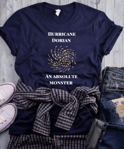 Hurricane Dorian tshirt Absolute Monster Florida Hurricane T-Shirt