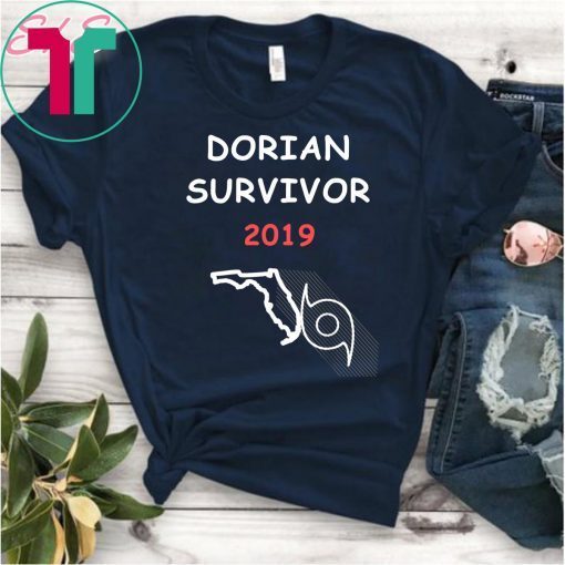 Mens Dorian Hurricane Survivor 2019 Florida T-Shirt