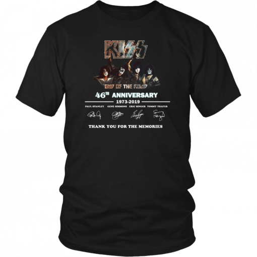 Kiss End of the road 46th Anniversary T-Shirt