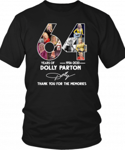 64 Years Anniversary Dolly Parton Thank You For The Memories T-Shirt