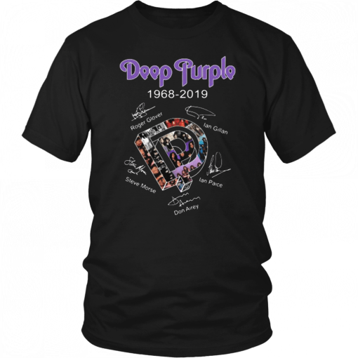 Deep Purple 1968 2019 signature T-Shirt