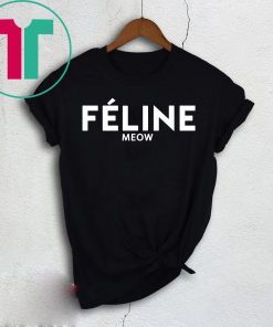 Feline Meow Mens Womens T-Shirt