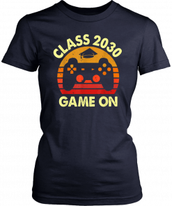 2nd Grade 2019 Class Of 2030 Game On Gamer T-Shirt