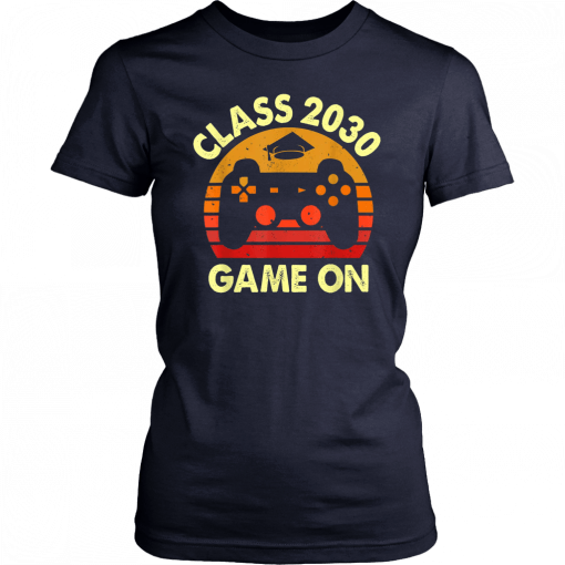 2nd Grade 2019 Class Of 2030 Game On Gamer T-Shirt