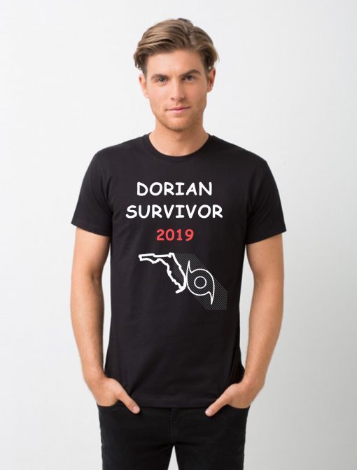 Mens Dorian Hurricane Survivor 2019 Florida T-Shirt