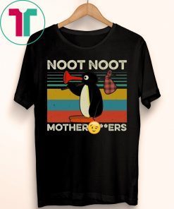 Vintage pingu noot noot motherfucker Mens Womens Tee Shirt