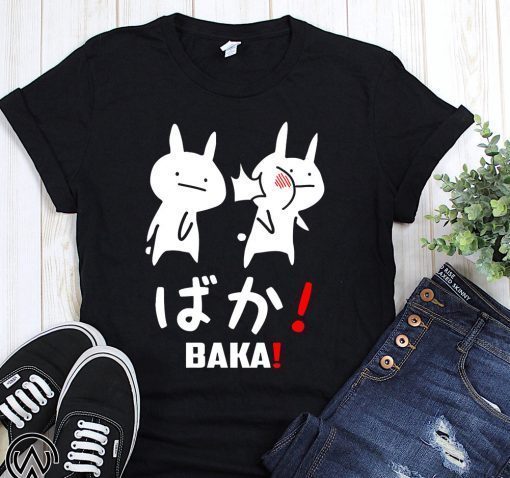 Anime baka rabbit slap japanese shirt