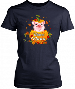 Blessed Nana Pig Pumpkin Halloween T-Shirt