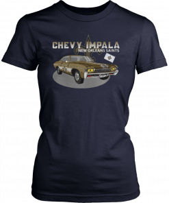 Chevy Impala 1967 New Orlean Saints T-Shirt