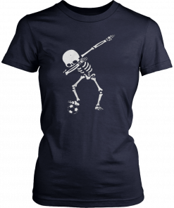 Dabbing Soccer skeleton Tee Shirt