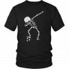 Dabbing Soccer skeleton Tee Shirt