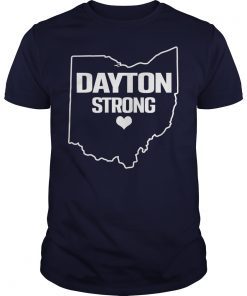 Dayton Strong Ohio Map 937 Strong Shirts