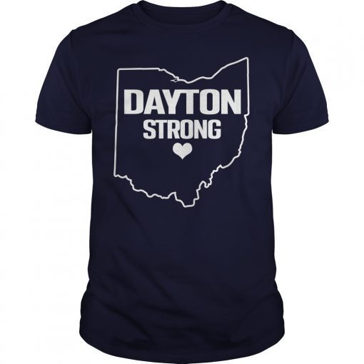 Dayton Strong Ohio Map 937 Strong Shirts