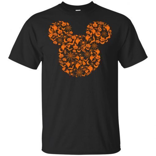 Disney Mickey Mouse Halloween Silhouette T-Shirt