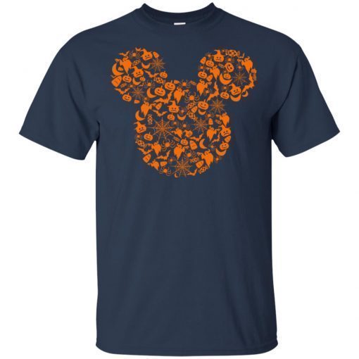 Disney Mickey Mouse Halloween Silhouette T-Shirt