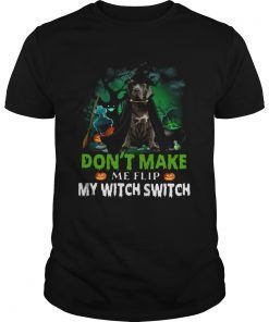 Dont Make Me Flip My Witch Smitch Neapolitan Mastiff Witch Lovers JackOLanterns Halloween Shirts