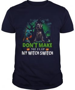 Dont Make Me Flip My Witch Smitch Neapolitan Mastiff Witch Lovers JackOLanterns Halloween Shirts