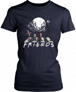 Friends Tv Show The Nightmare Walking Abbey Road Halloween 2019 T-Shirt