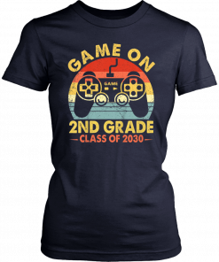 Game On 2nd Grade Gamer Class of 2030 Vintage Shirt