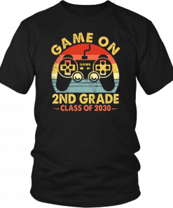 Game On 2nd Grade Gamer Class of 2030 Vintage Shirt