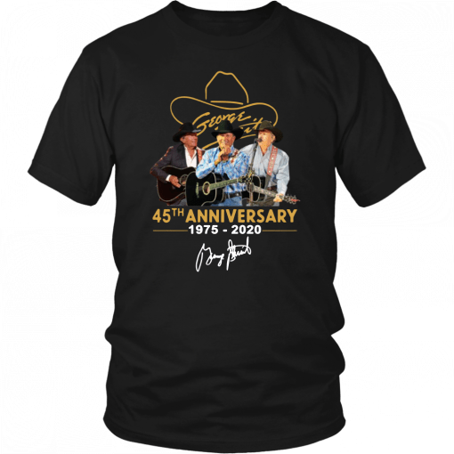 George Strait 45th Anniversary Signature T-Shirt