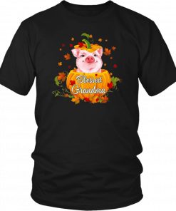 Blessed Grandma Pig Pumpkin Halloween T-Shirt