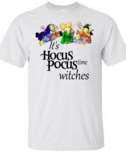 Halloween Pikachu It’s Hocus Pocus Time Witches T-Shirt