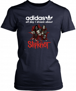 Halloween adidas all day I dream about slipknot T-Shirt