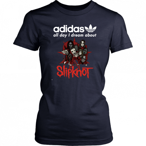 Halloween adidas all day I dream about slipknot T-Shirt