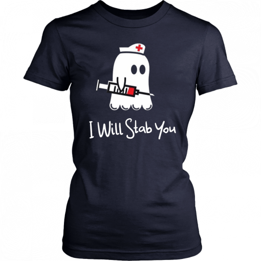 Halloween boo I will stab you nurse Offcial T-Shirt