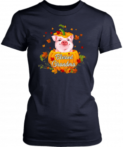 Blessed Grandma Pig Pumpkin Halloween T-Shirt