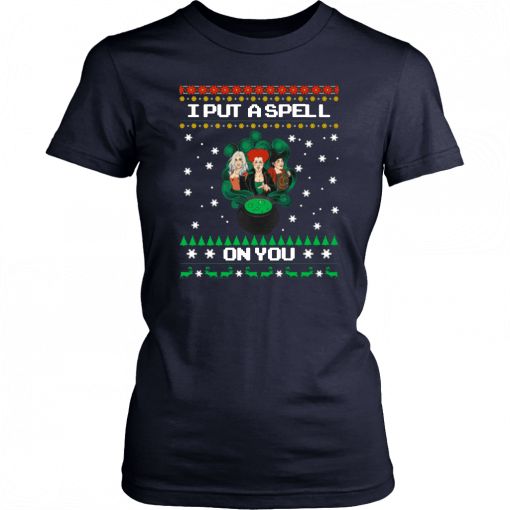 Hocus Pocus I Put A Spell On You Christmas Shirt