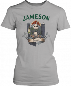 Jack Skellington Jameson Whiskey Tee Shirt