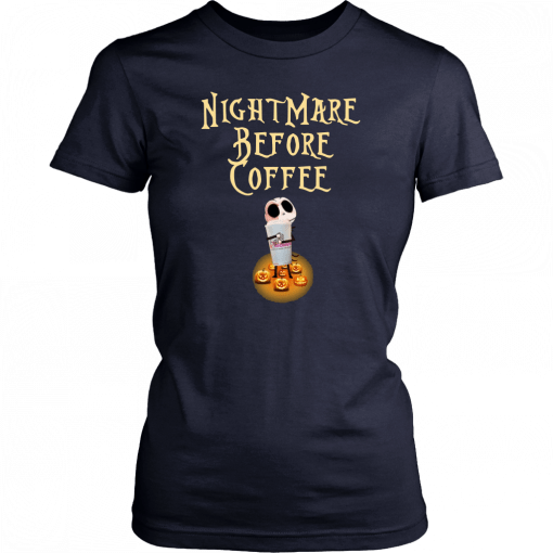 Jack hug Dunkin Donuts NightMare Before Coffee T-Shirt