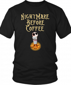 Jack hug Dunkin Donuts NightMare Before Coffee T-Shirt