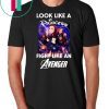 Look like a princess fight like an avenger poster disney shirt