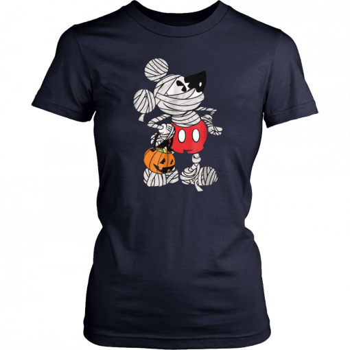 Mickey Mouse mummy Halloween Mens Womens T-Shirt