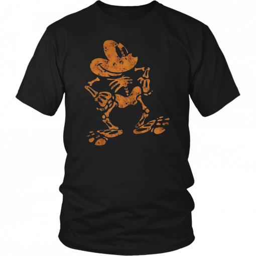 Mickey Mouse skull bone Unisex T-shirt