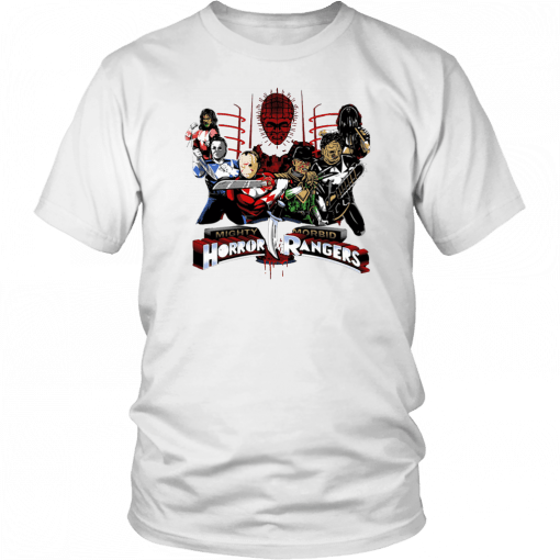 Mighty morbid horror rangers superheroes Gift T-Shirt