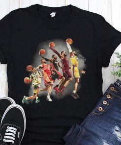 NBA los angeles lakers lebron james the evolution of a king shirt