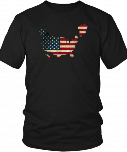 NRCC Greenland USA Distress 51st State President Trump 2019 Flag T-Shirt