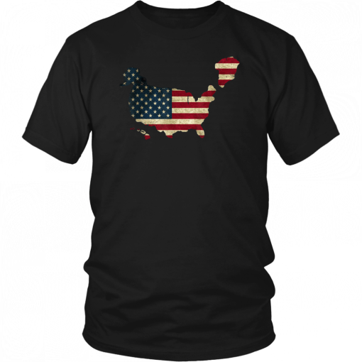 NRCC Greenland USA Distress 51st State President Trump 2019 Flag T-Shirt