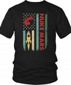 Nuke Mars Funny Astronauts Rocket Classic T-Shirt