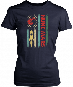 Nuke Mars Funny Astronauts Rocket Classic T-Shirt