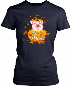 Blessed Mimi Pig Pumpkin Halloween Unisex T-Shirt