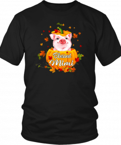 Blessed Mimi Pig Pumpkin Halloween Unisex T-Shirt